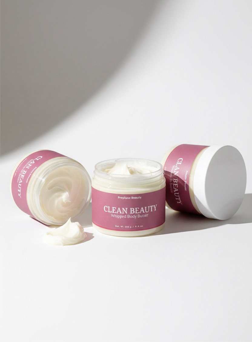 Body Butter:  Clean Beauty - Fragrance Free