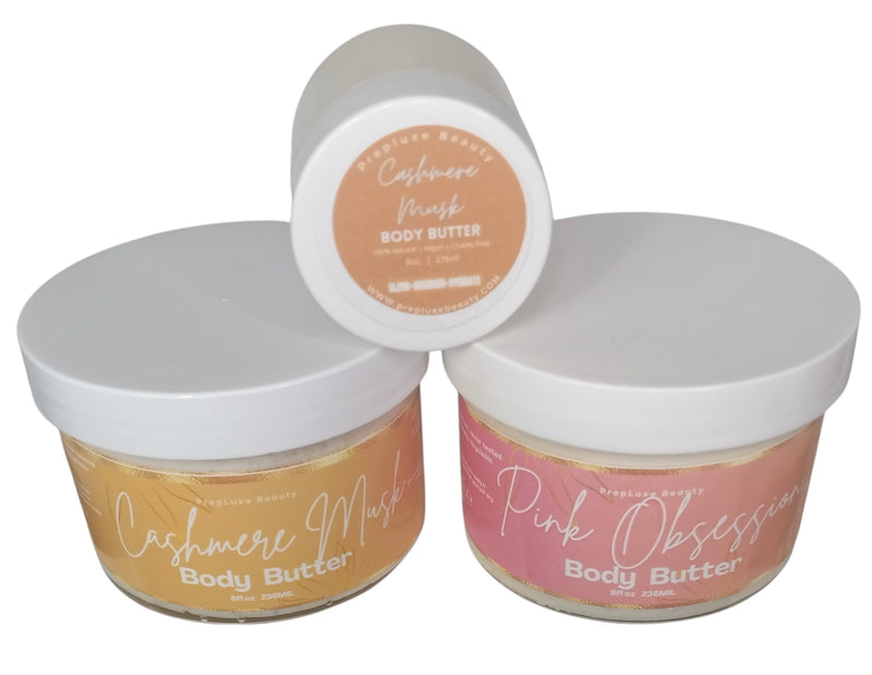 Spring Butter up Bundle - Any 2 Body Butters 1 Free Travel Size: