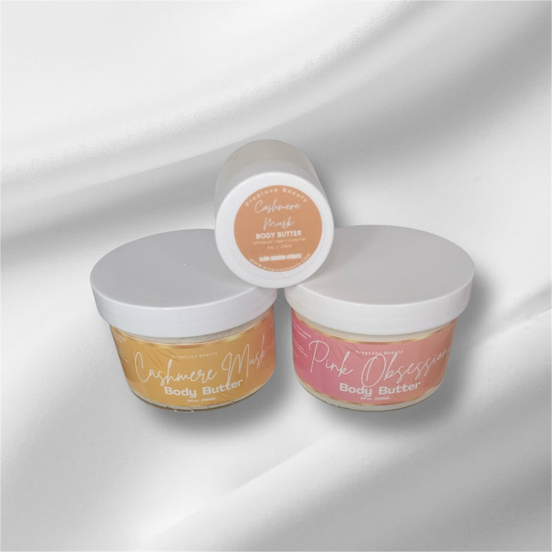 Spring Butter up Bundle - Any 2 Body Butters 1 Free Travel Size: