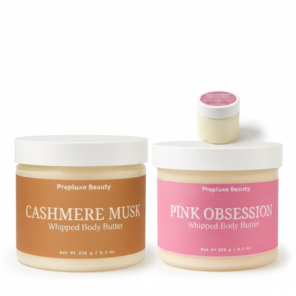 Body Butter Bundle Deal - Any 2 Body Butters 1 Free Travel Size: