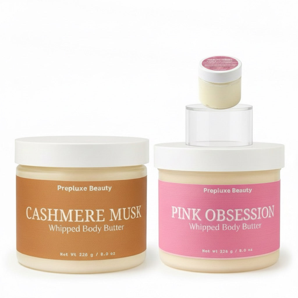 Body Butter Bundle Deal - Any 2 Body Butters 1 Free Travel Size: