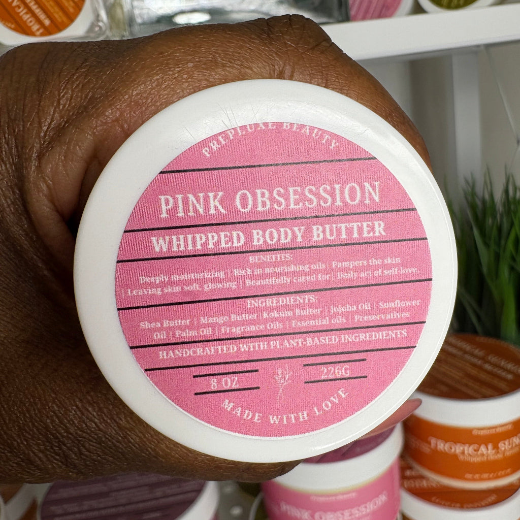 6 Travel Size: Airport Friendly Body Butters (2.0oz)
