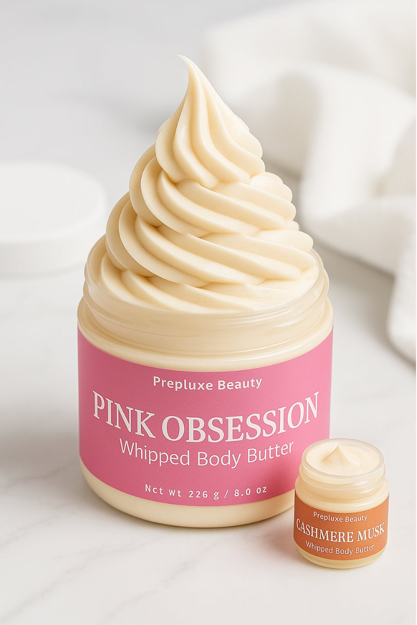 Body Butter Bundle Deal - Any 2 Body Butters get 1 Travel Size Free: